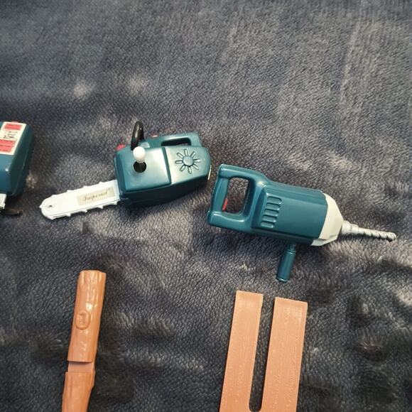 Imperial Toys Skil Sharp Workshop Power Tools Mini Wind Up Motor Vintage 1988 - Picture 8 of 10